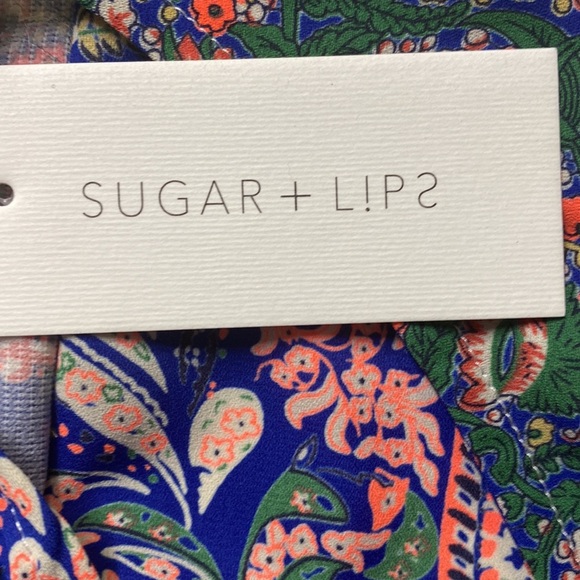 Sugar + Lips Halter Neck Asymmetrical Hem Dress - Picture 6 of 7